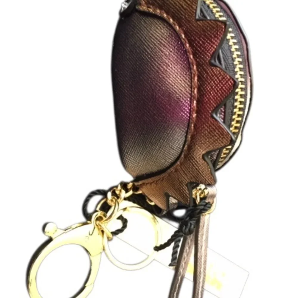 Kate Landry Zip DINO Key Fob w Clasp